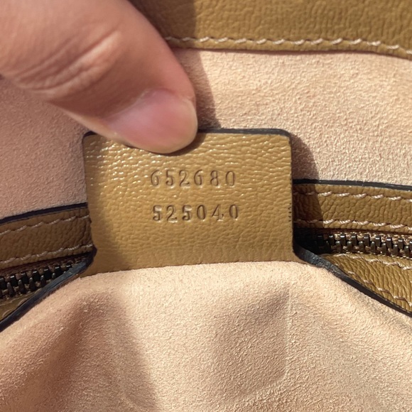 SOLD Gucci Small Tote Bag with Double G and Web - Picture 6 of 6